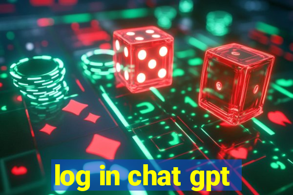 log in chat gpt